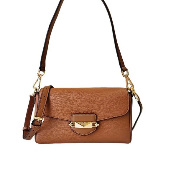 Brown Michael Kors Fleur Ladies Crossbody Underarm Bag - Picture 1 of 10